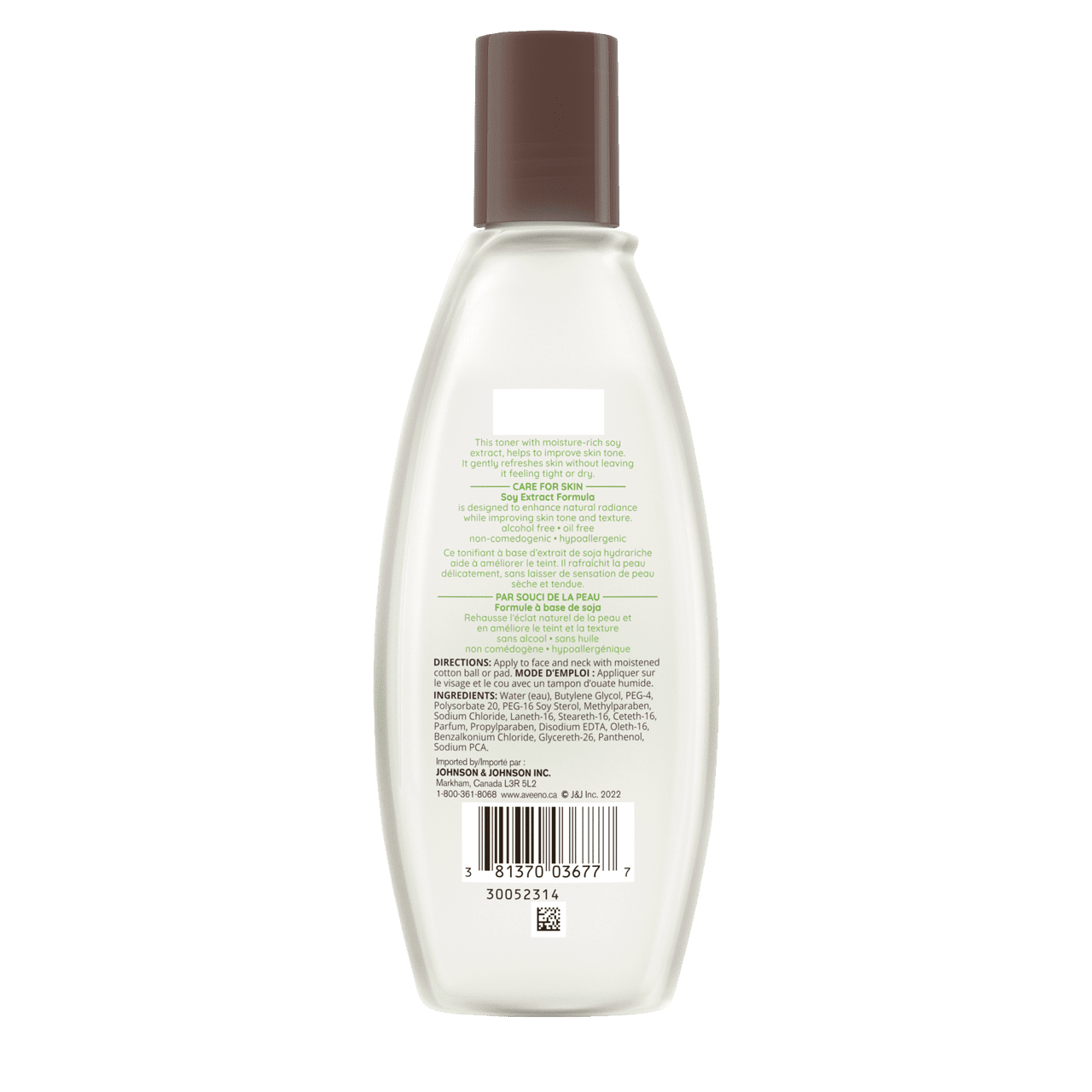 Back Shot of AVEENO® Positively Radiant Toner