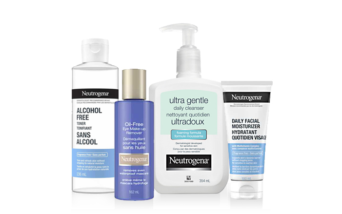 Neutrogena gentle essentials facial cleansing products