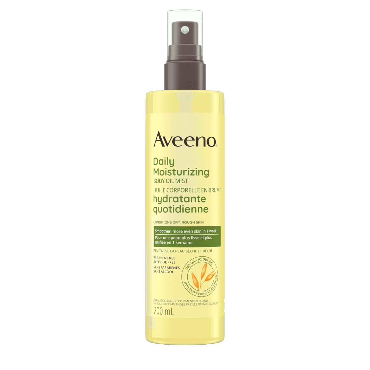 Front Shot of AVEENO® Daily Moisturizing Oil Mist 