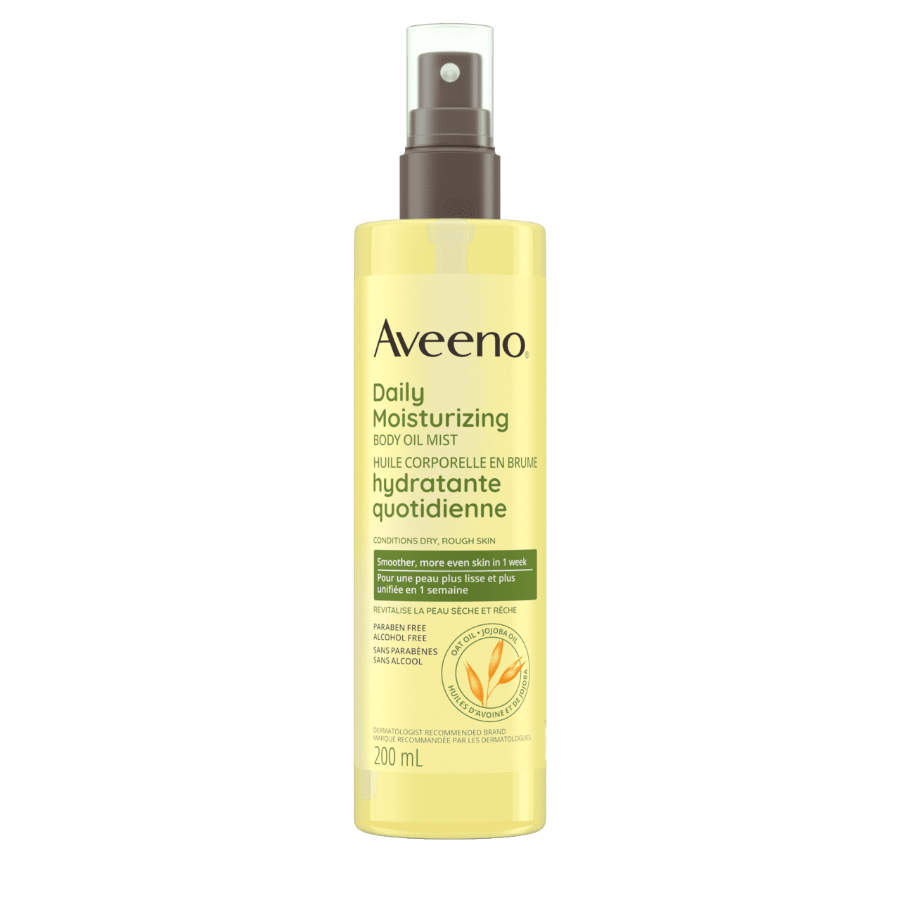 Front Shot of AVEENO® Daily Moisturizing Oil Mist 