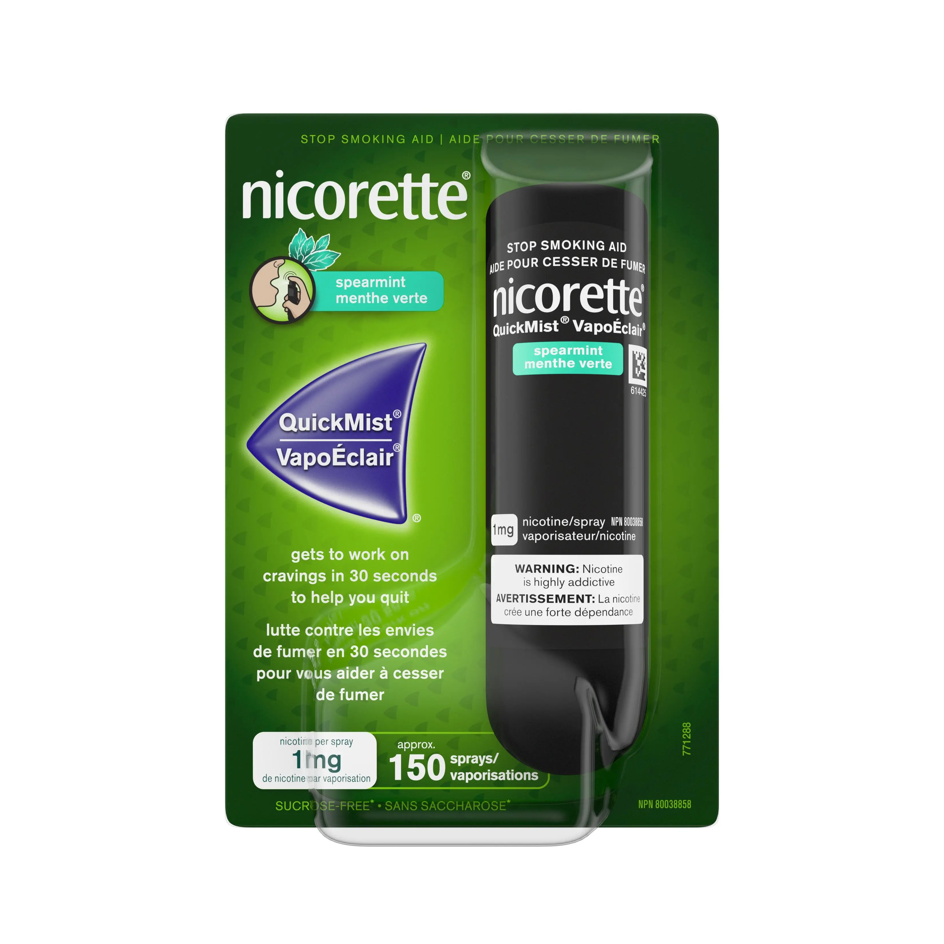 Vaporisateur à la nicotine NICORETTE® VapoÉclair®, saveur de baie fraîche