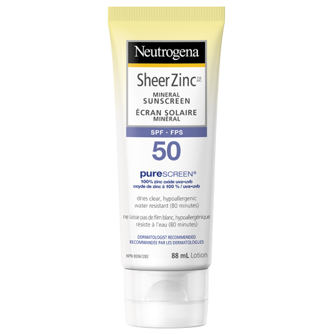 Écran solaire NEUTROGENA Sheer Zinc® Corps