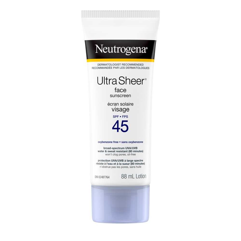 NEUTROGENA® ULTRA SHEER® Face Sunscreen SPF 45