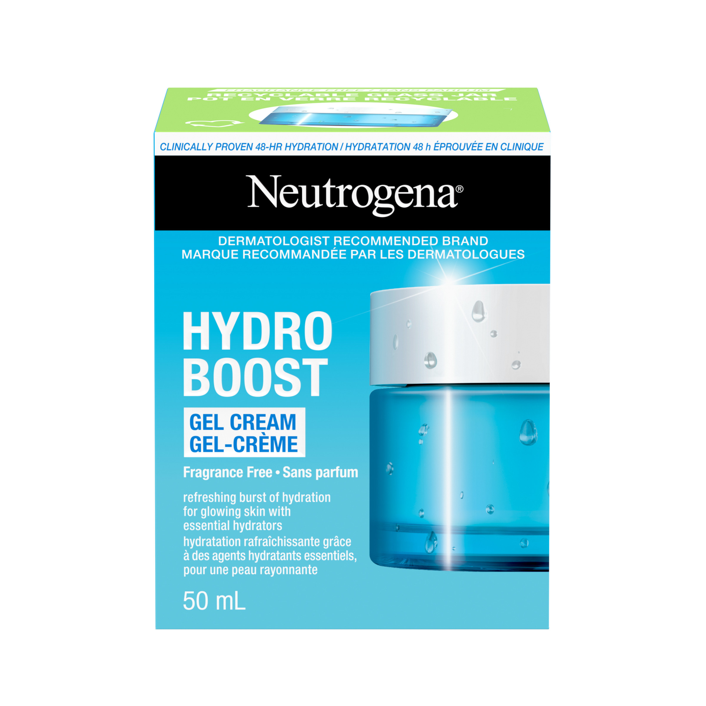 50ml Jar of Neutrogena® Hydro Boost Gel Cream Fragrance Free