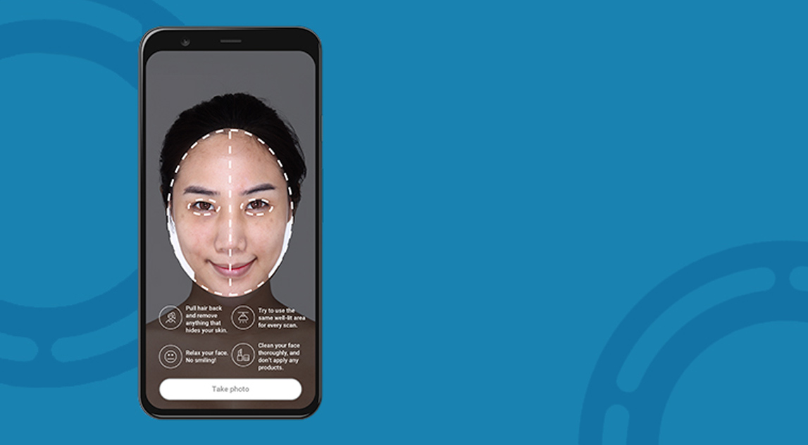 'Try Now!' banner for new NEUTROGENA® Skin360 Digital Skin Analysis