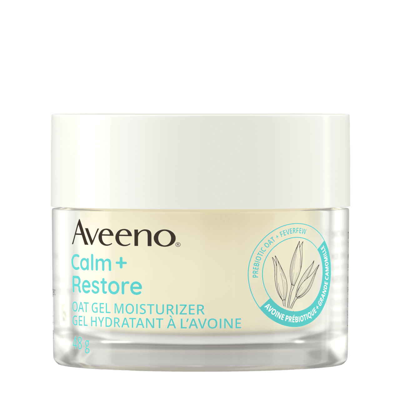 AVEENO® Calm + RESTORE Oat Gel Moisturizer, 48g jar