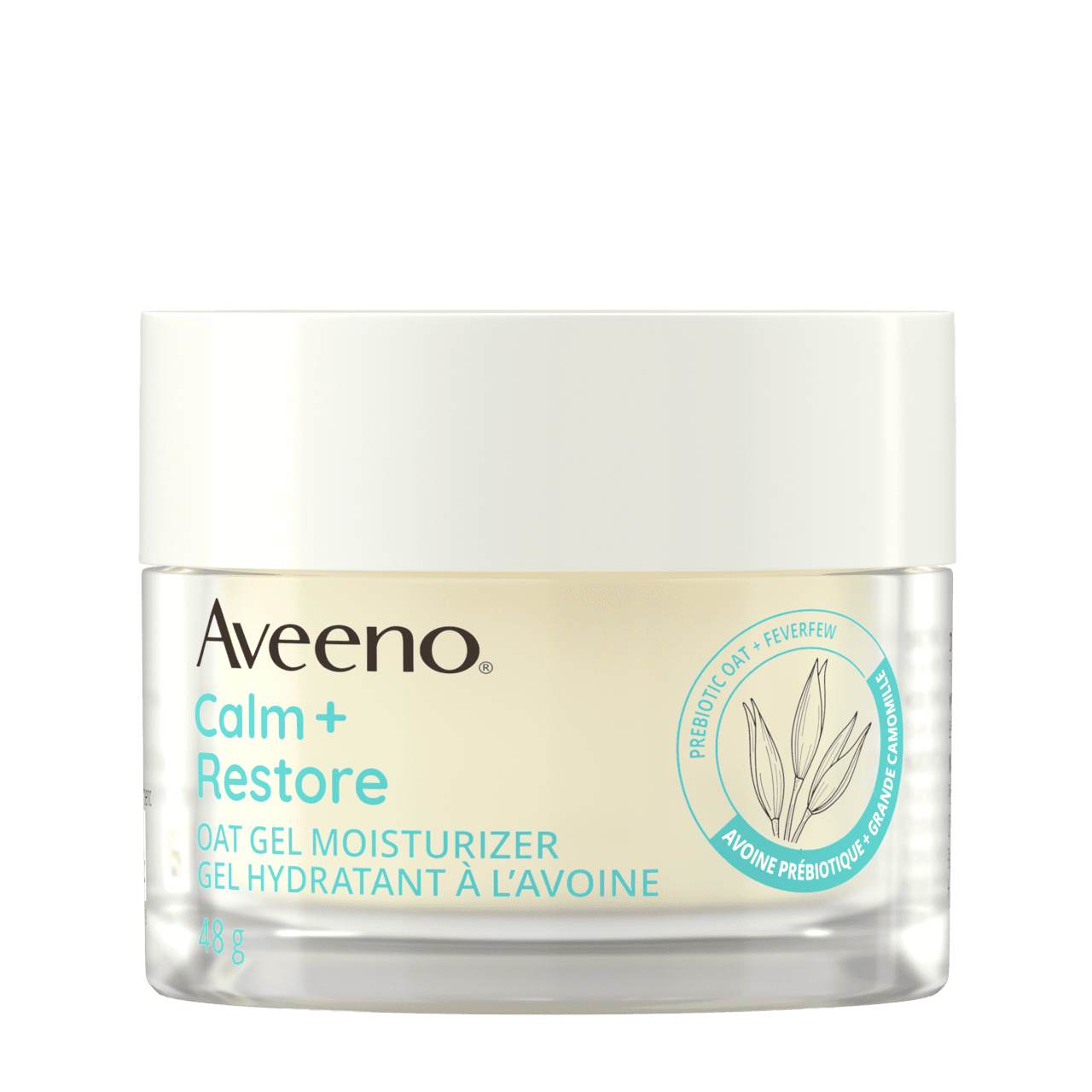 AVEENO® Calm + RESTORE Oat Gel Moisturizer, 48g jar