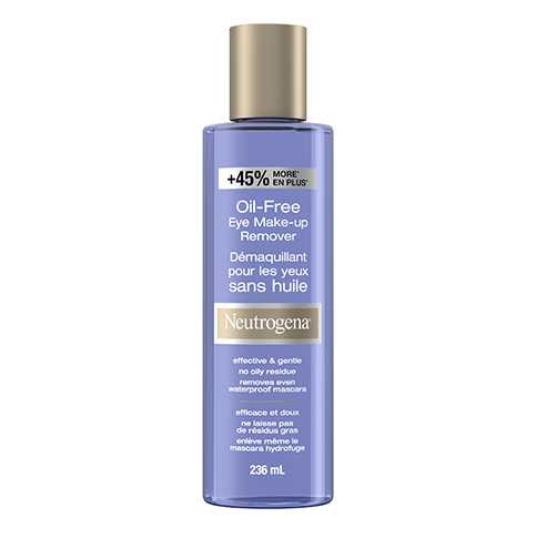 Grand format du flacon de démaquillant sans huile pour les yeux NEUTROGENA®, 236 ml