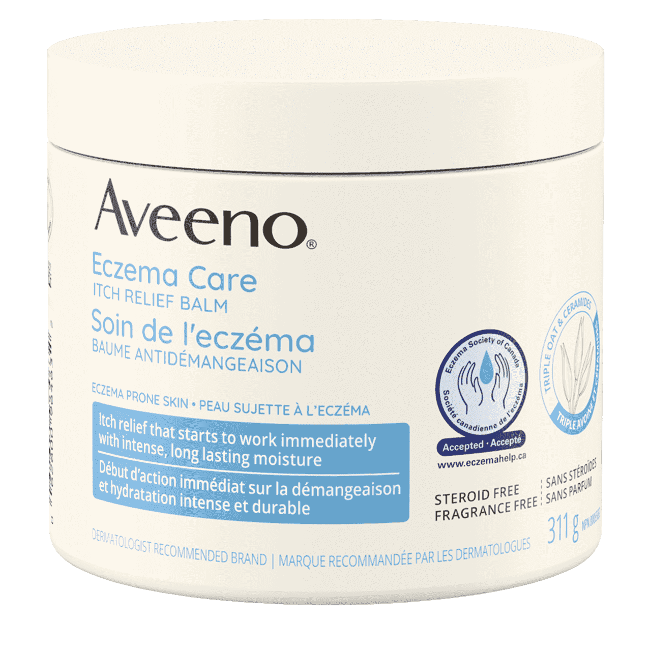 Front Shot of AVEENO® Eczema Care Itch Relief Balm 