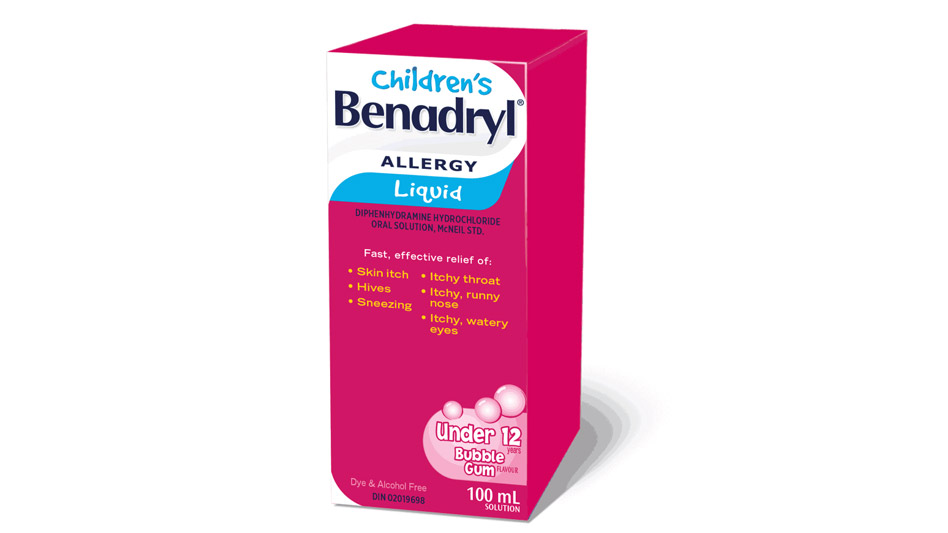 Médicament liquide BENADRYL® pour enfants