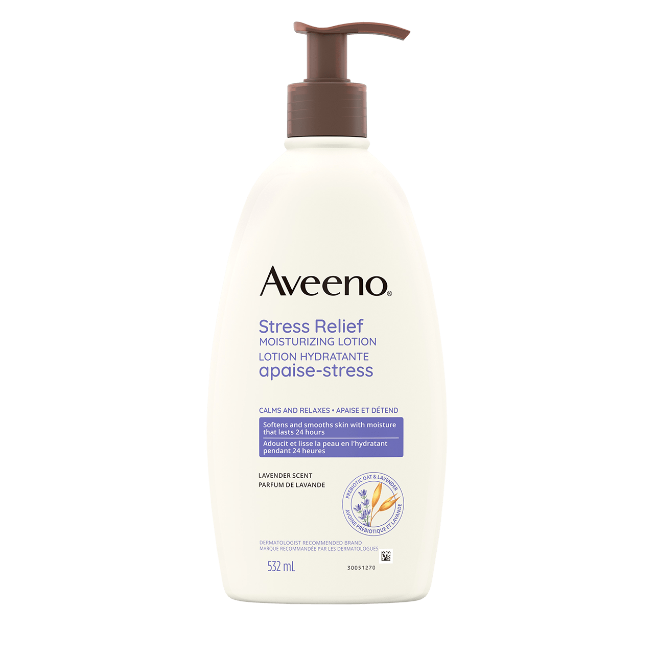 LOTION HYDRATANTE APAISE-STRESS AVEENO®, Pompe 532 ml