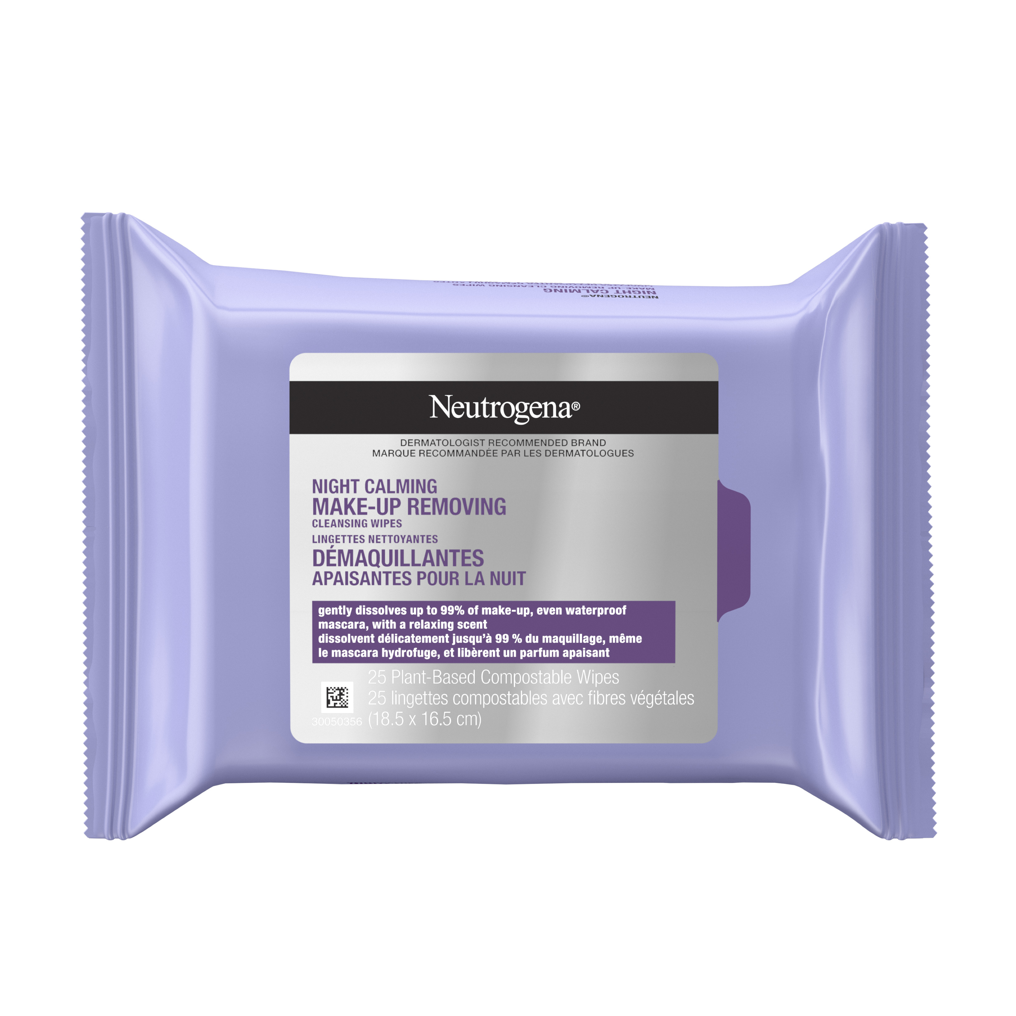 Lingettes nettoyantes démaquillantes apaisantes pour la nuit NEUTROGENA®