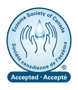 Eczema Society of Canada icon indicating the product is suitable for eczema