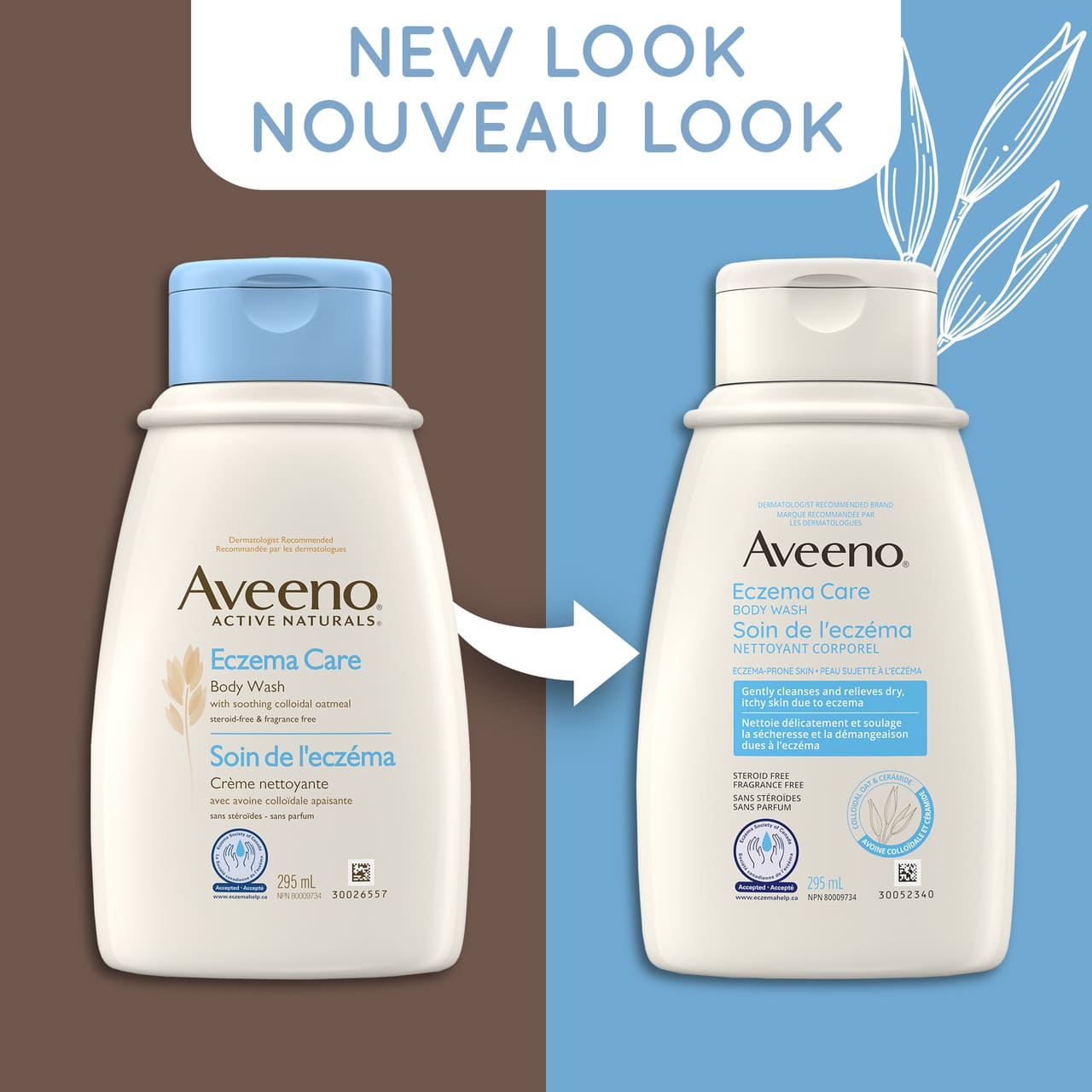 Nettoyant Corporel Hydratant Quotidien Aveeno 500ml - Peau Douce Et Nourrie