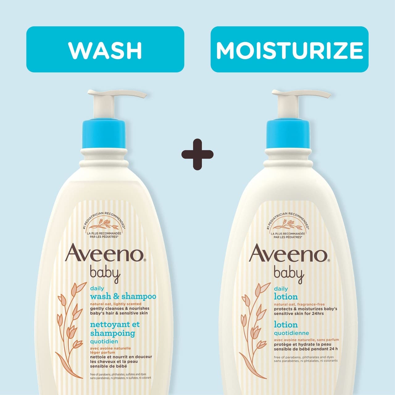Daily Baby Lotion for Dry, Sensitive Skin | AVEENO®
