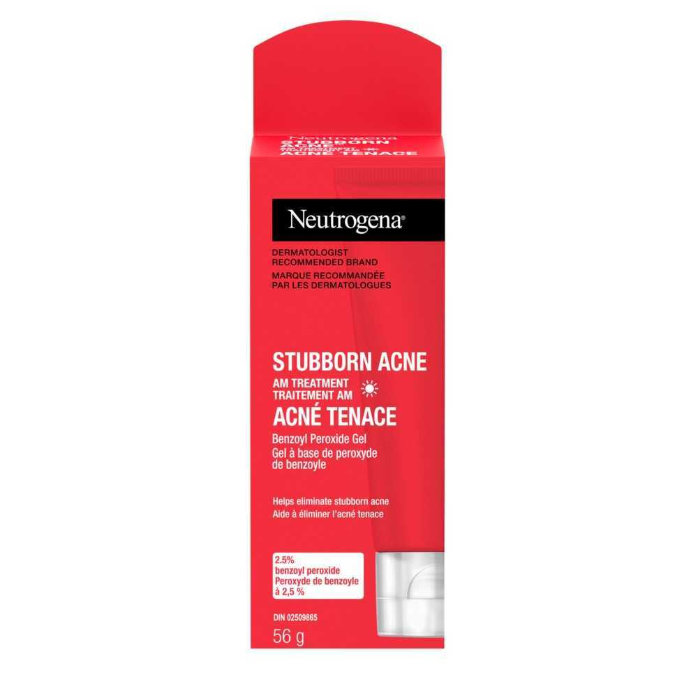 Un tube à presser du traitement AM Acné tenace Neutrogena® en gel, 56 g