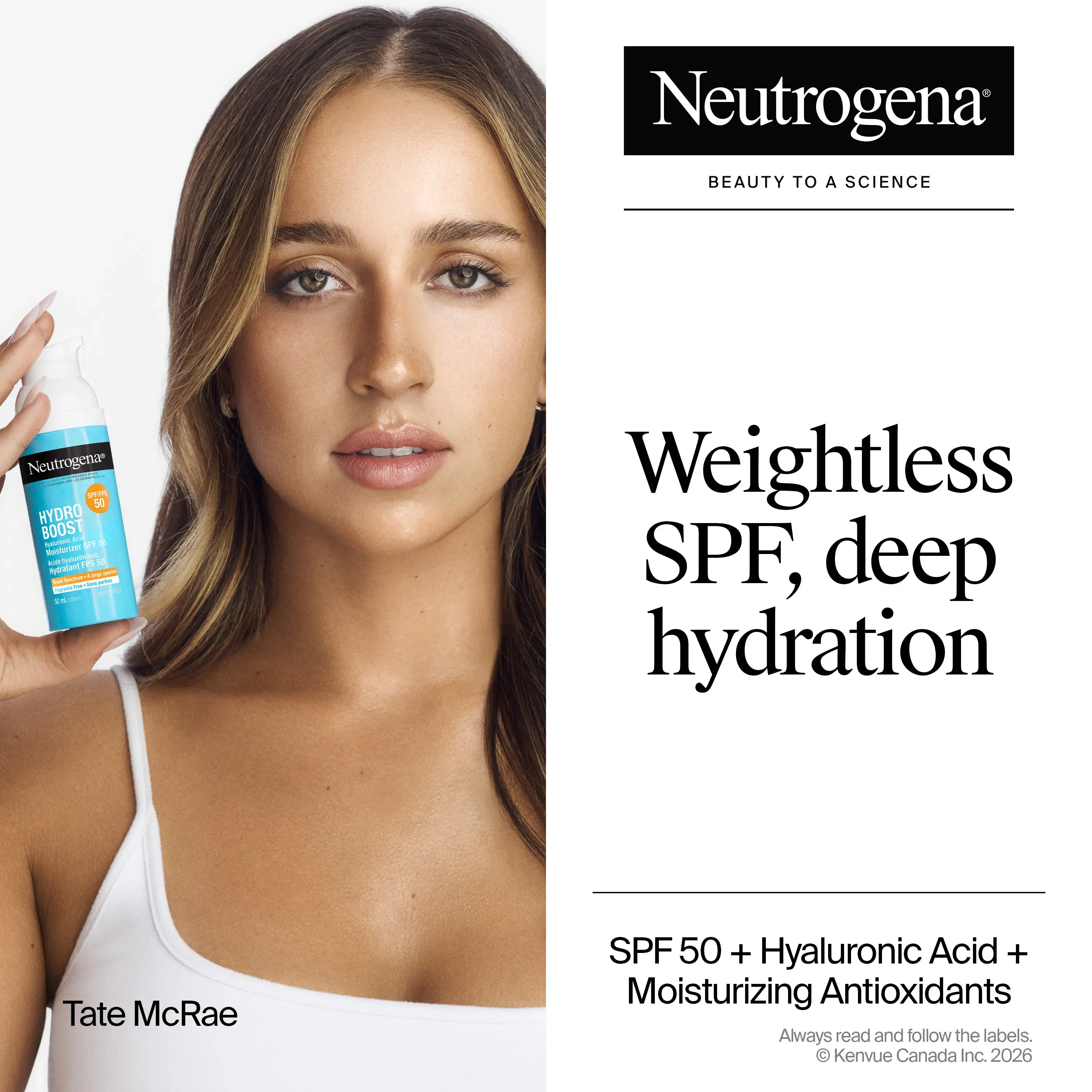 Neutrogena Hydro Boost® Hyaluronic Acid Moisturizer SPF 50