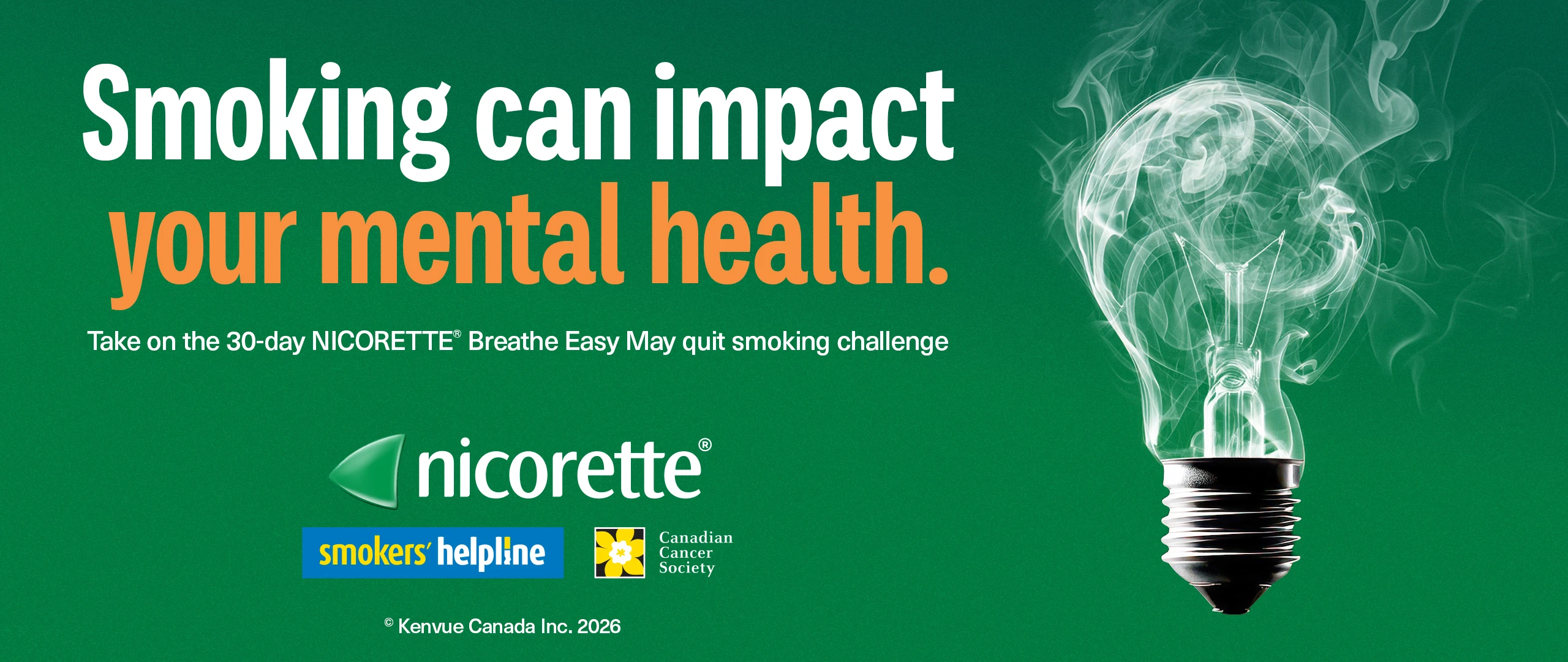 Smoking makes it hard to take a deep breath
