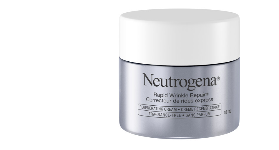 Neutrogena Rapid Wrinkle Repair Regenerating face cream for anti-aging, fragrance free