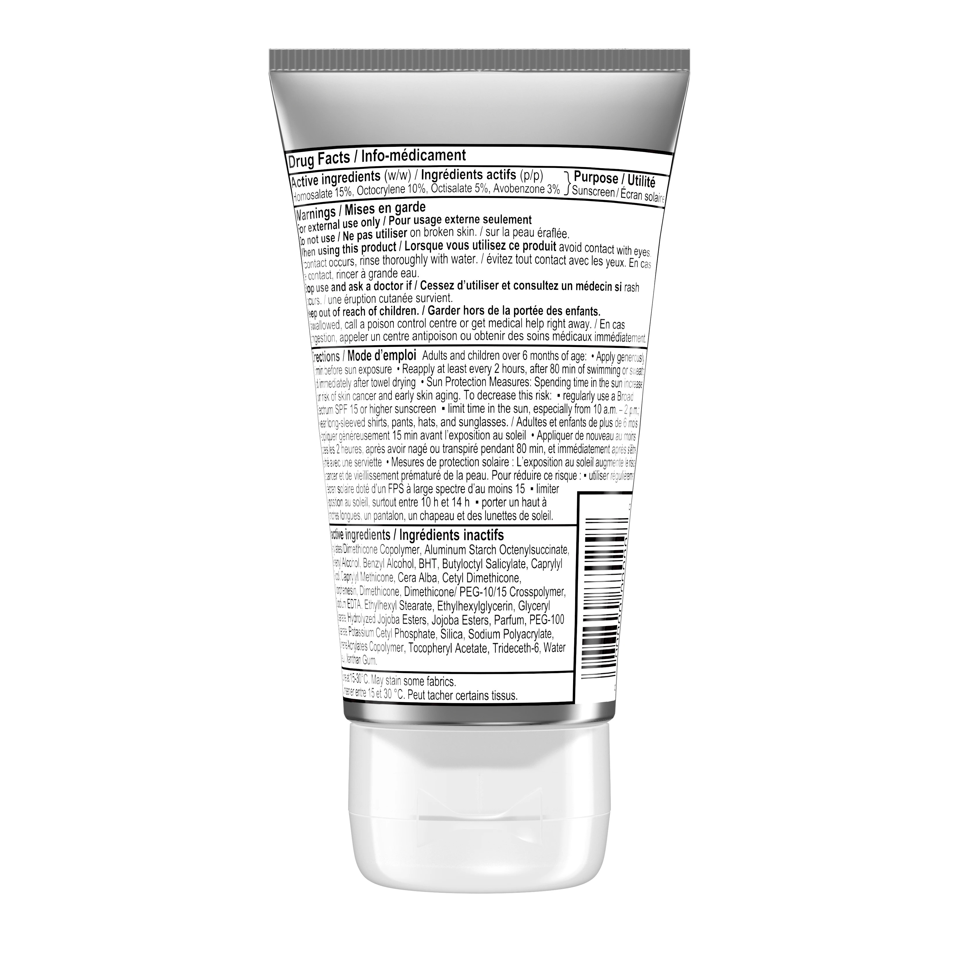 the back shot of NEUTROGENA® Sport Face Active Defense SPF 70, 73mL