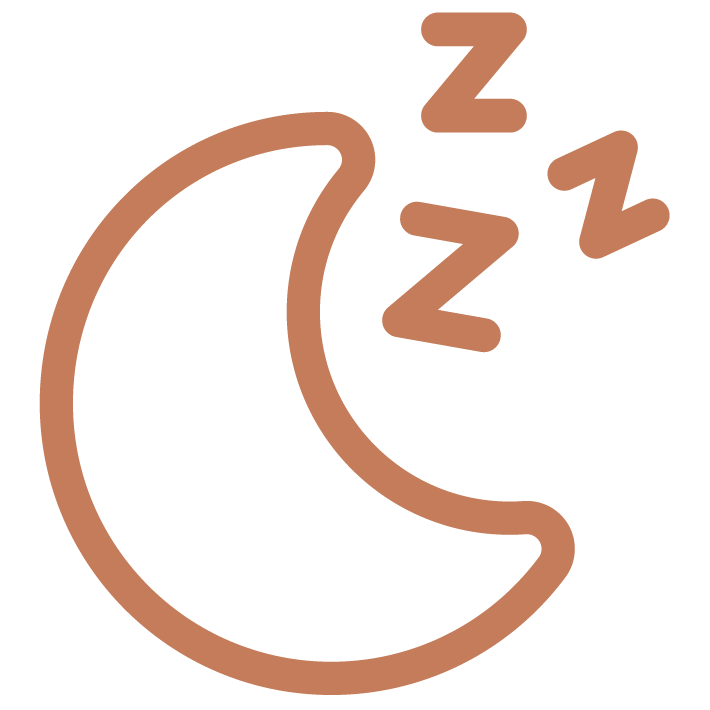 Moon sleep icon