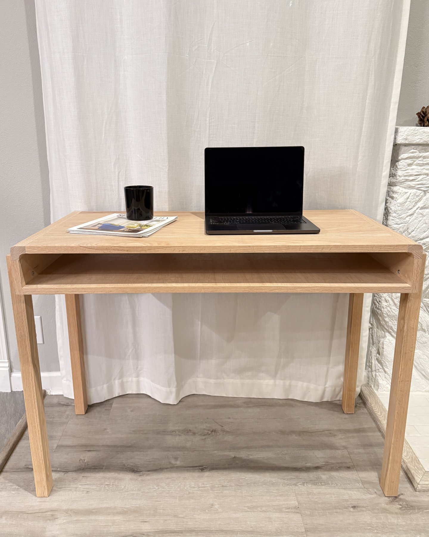 Japanese Style Study Desk - Front