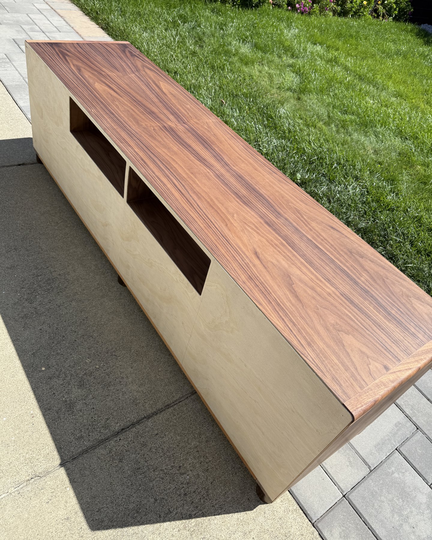 Japanese Style TV Stand | eastbaydiy | Bay Area Custom Furniture