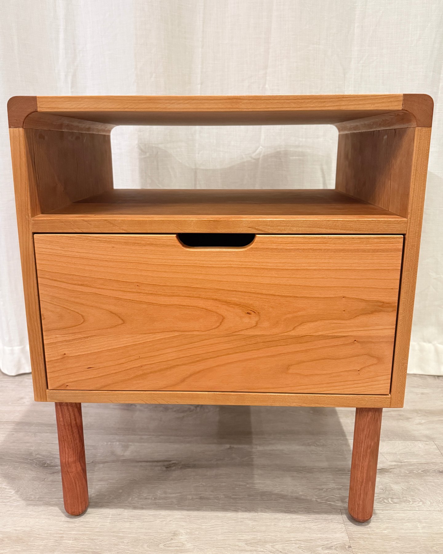 Nightstand /w Top Shelf - Face View