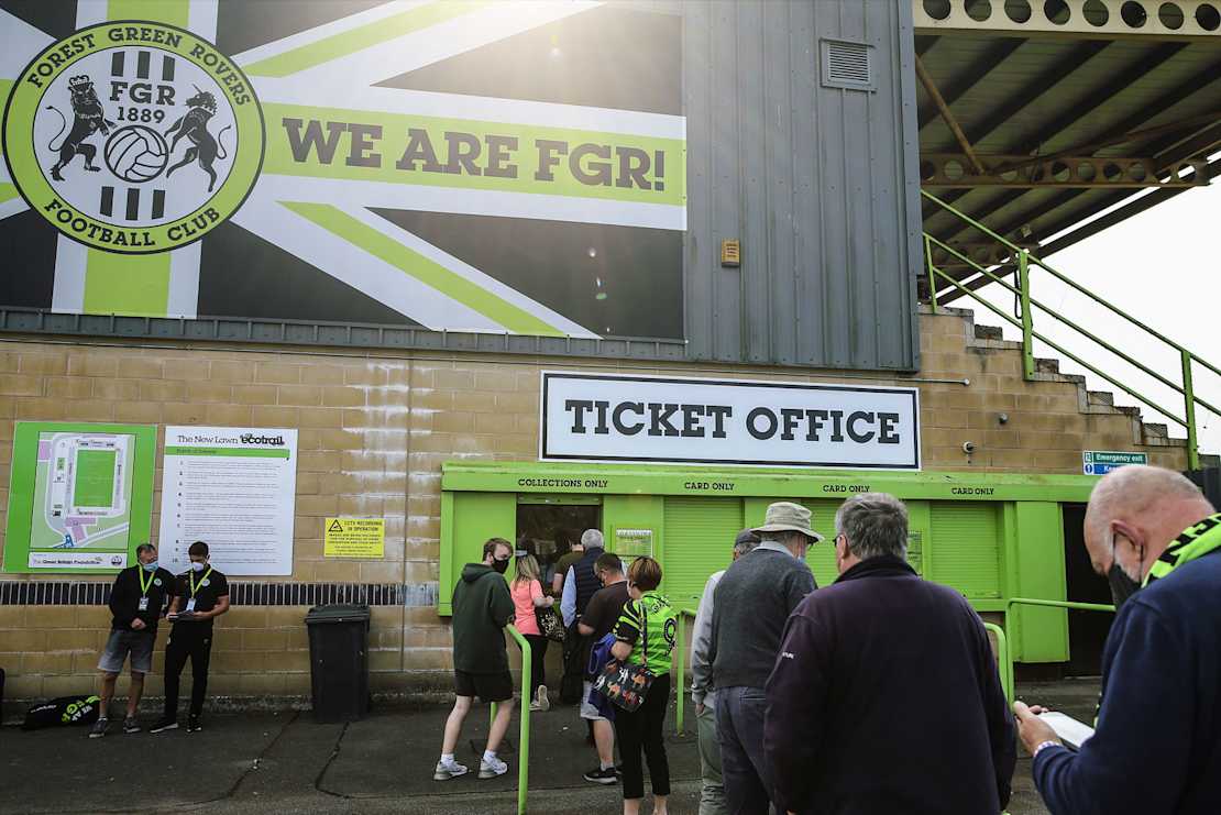 Ticket details for Newport match WE ARE FGR