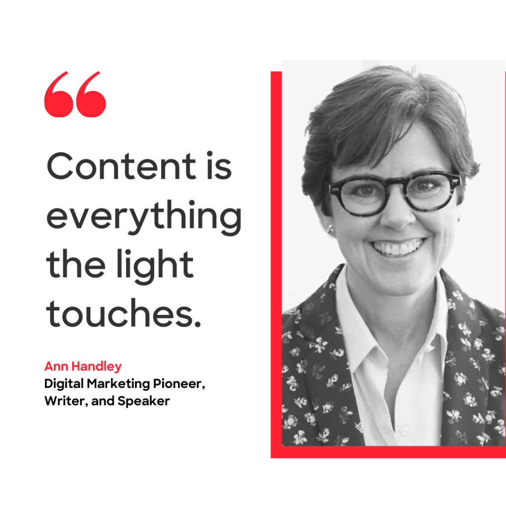 podcasting quote from ann handley