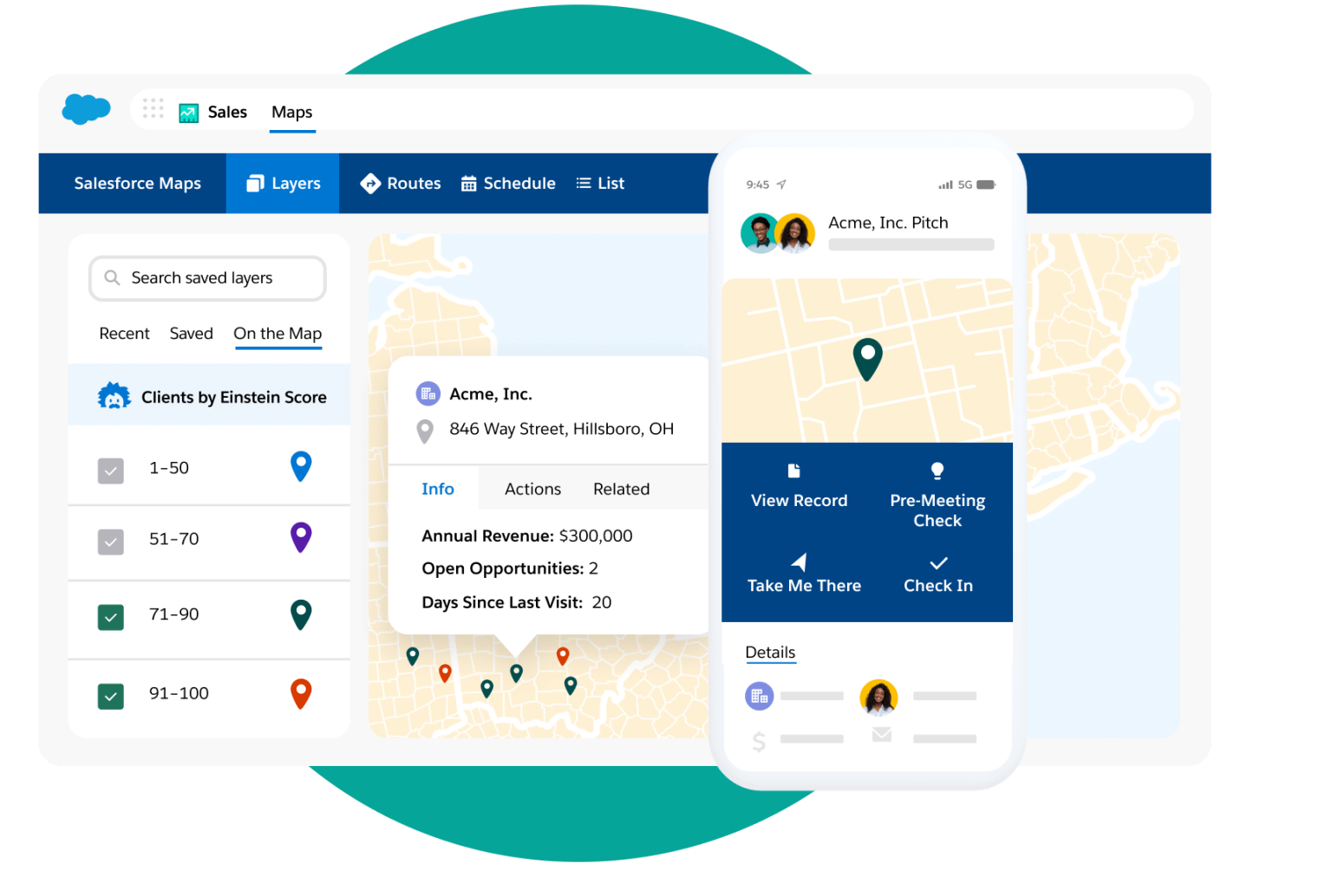 Salesforce Maps-Territory management