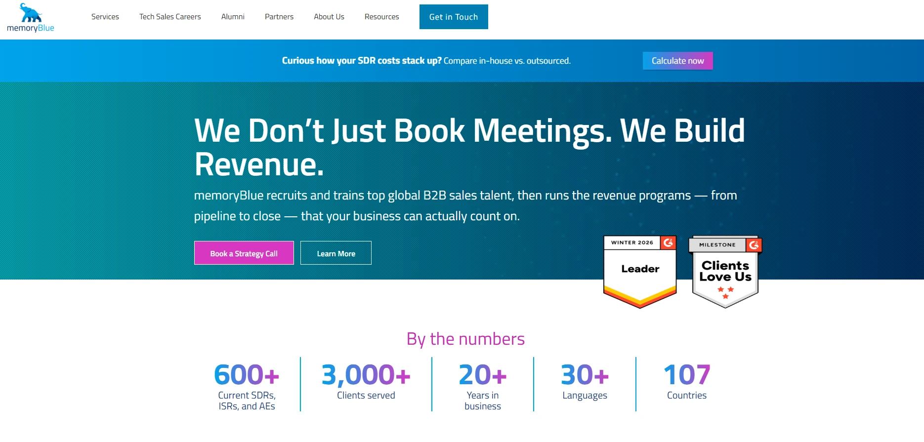memoryBlue homepage