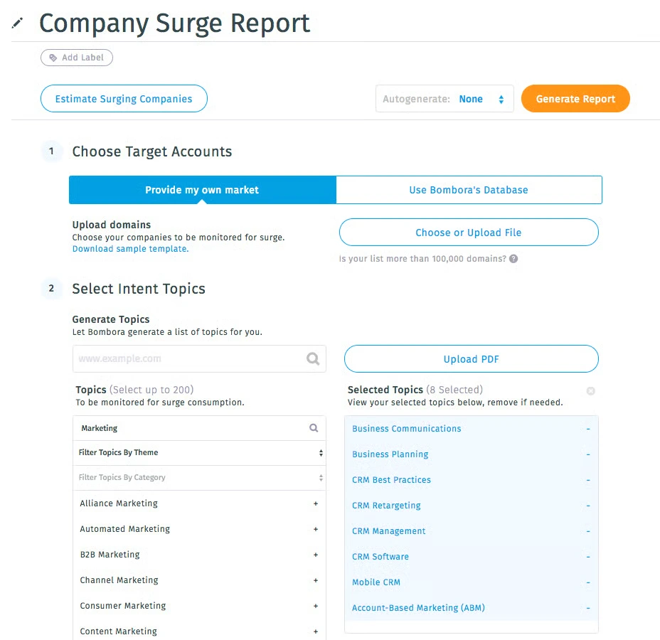 Bombora-company surge