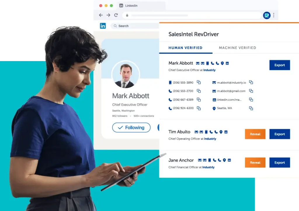 Salesintel contact database