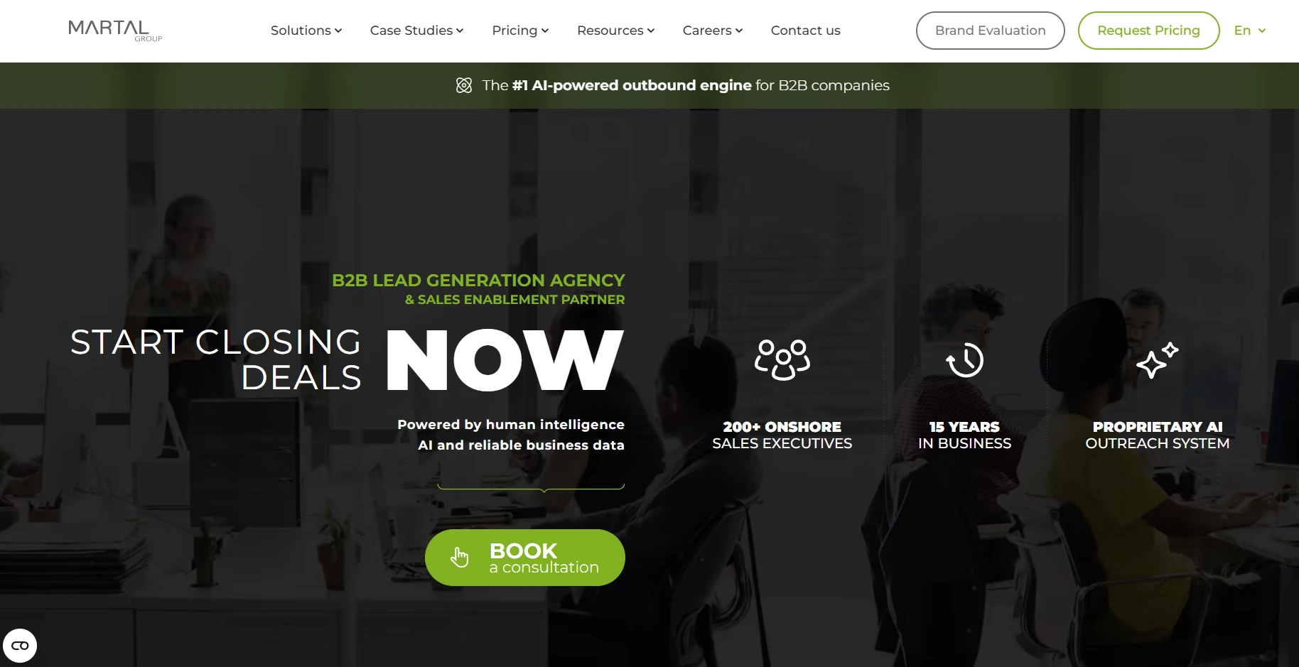 Martal group homepage