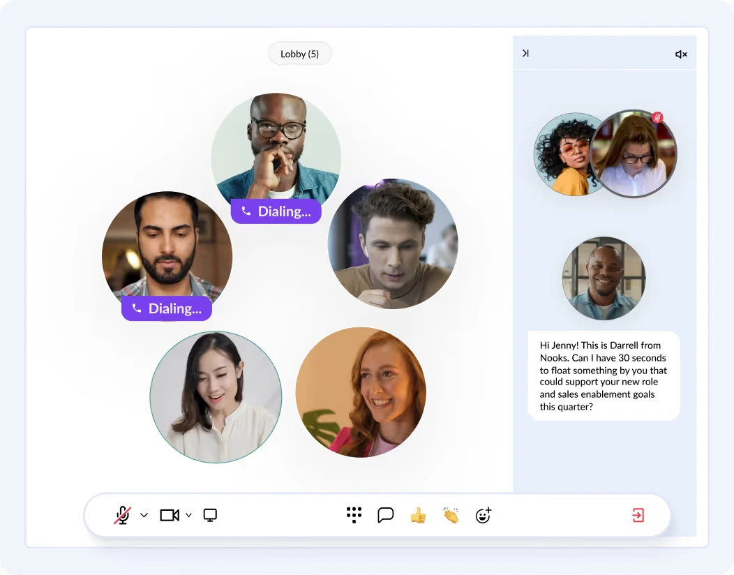 Nooks virtual salesfloor