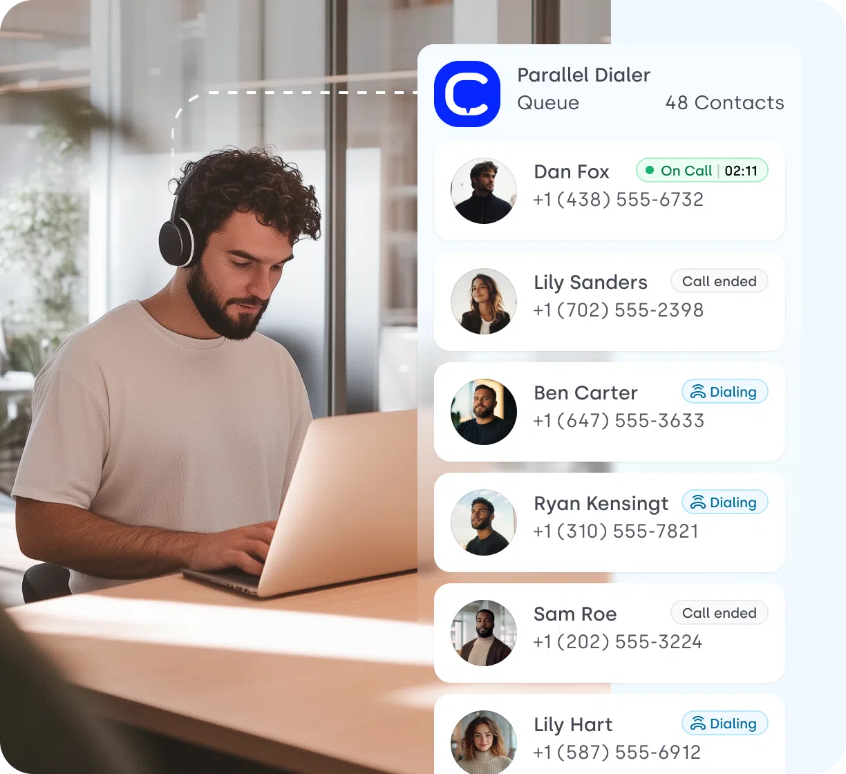 CloudTalk parallel dialer