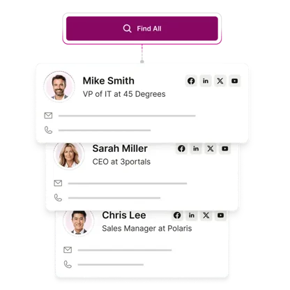 Seamless AI contact database