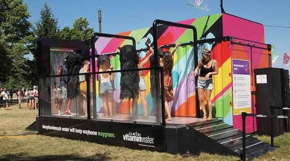 Example of Vitaminwater's brand activation efforts.
