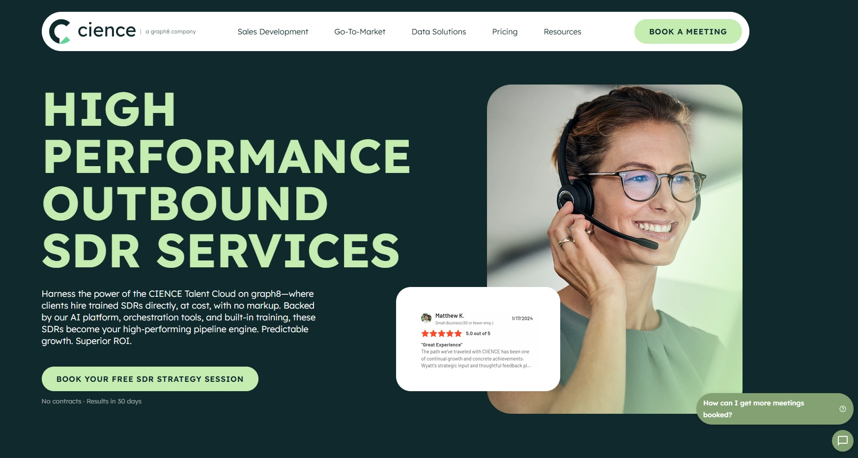 Cience homepage