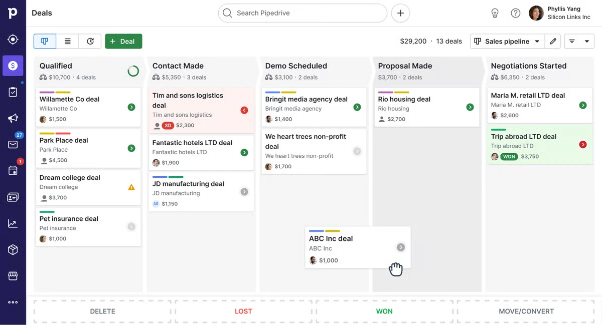 Pipedrive CRM
