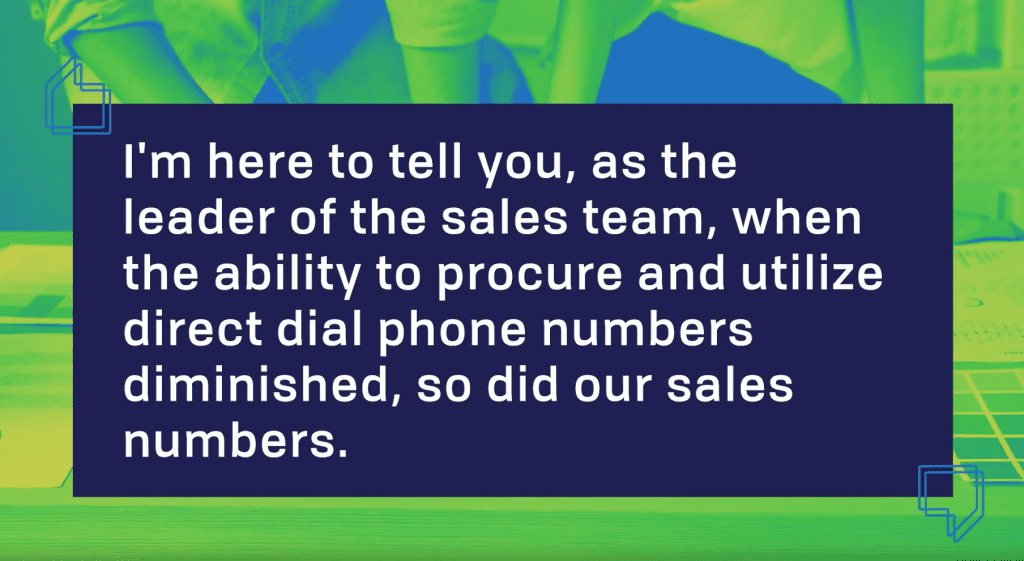 Quote about Direct Dials