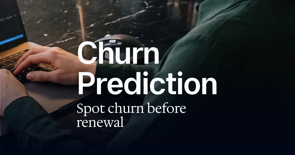 Churn Prediction: How to Build a Model and Forecast Renewals