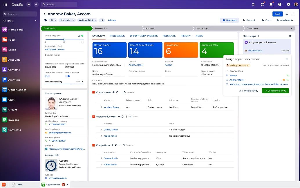 Creatio CRM