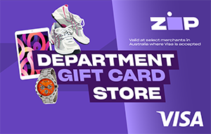 Zip Visa Department Store Gift Card