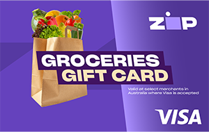 Zip Visa Groceries Gift Card