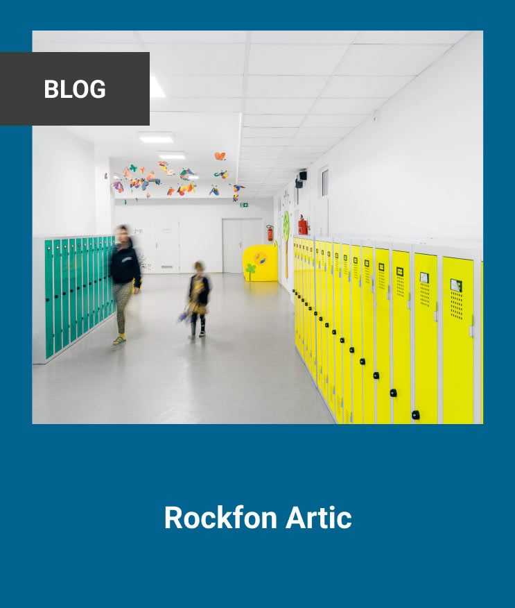 The image shows Rockfon’s artic.