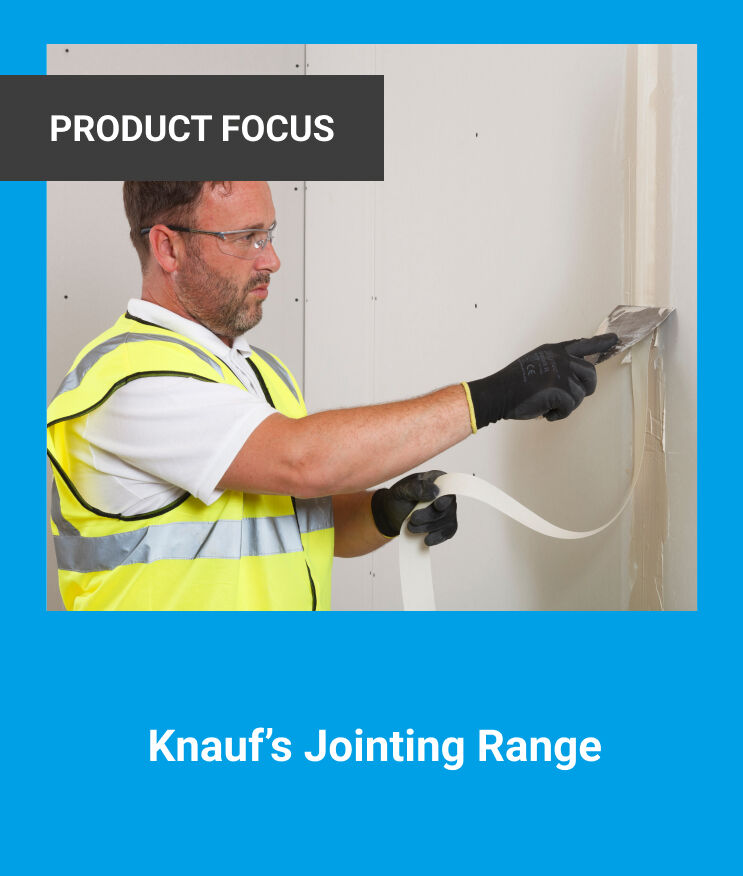 The image shows Knauf’s Jointing Range