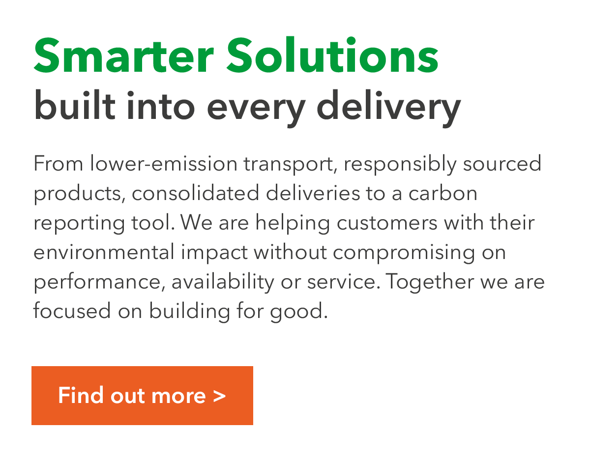 The image reads smarter solutions built into every delivery.