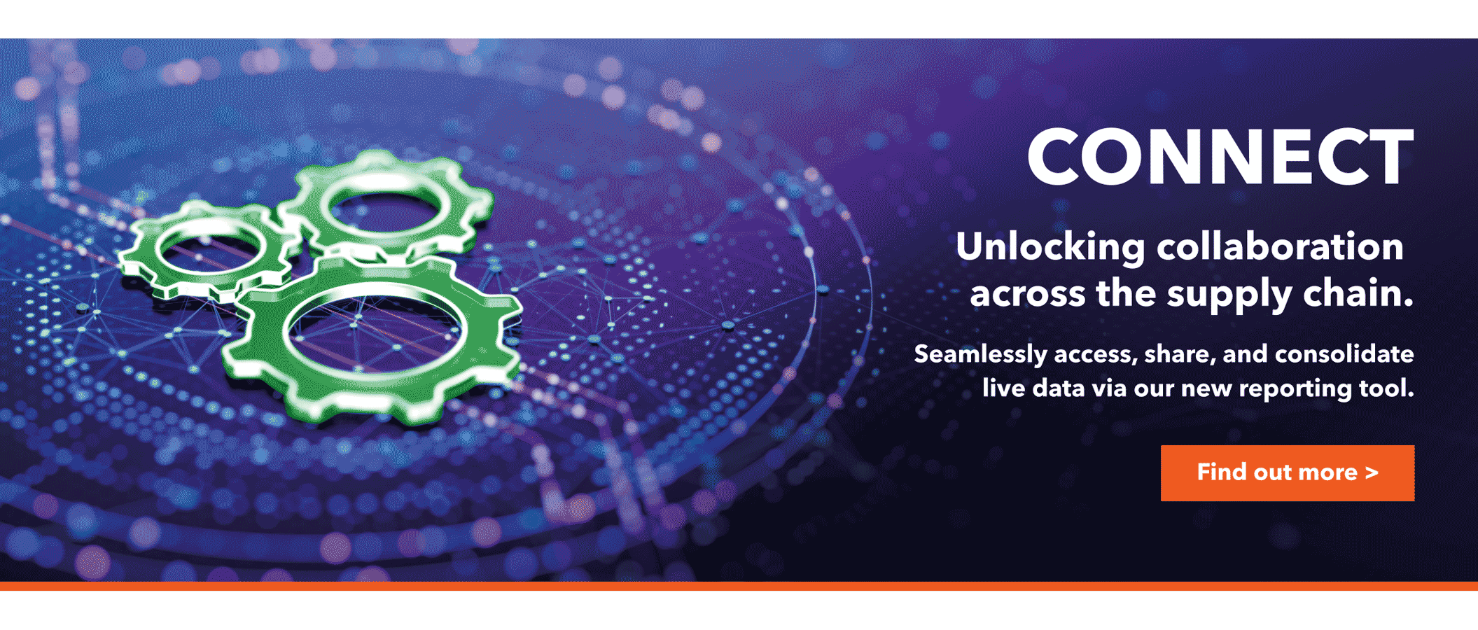 The image reads: CCF Connect - Unlocking carbon insights across the supply chain.